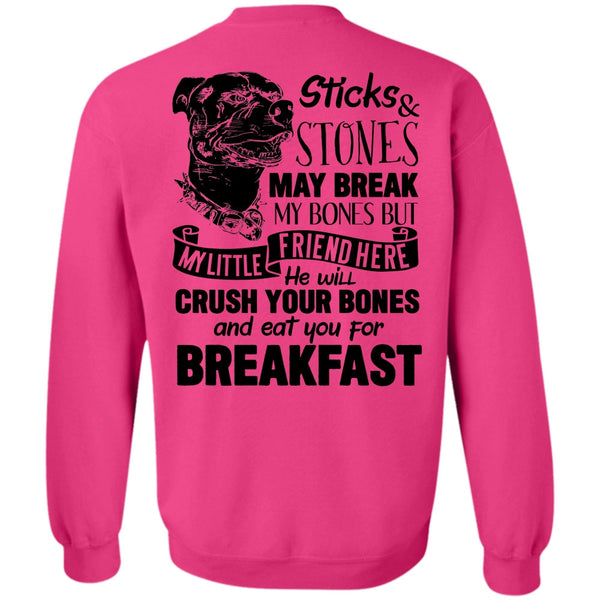 I Love Pit Bull T Shirt, You For Breakfast Sweatshirt