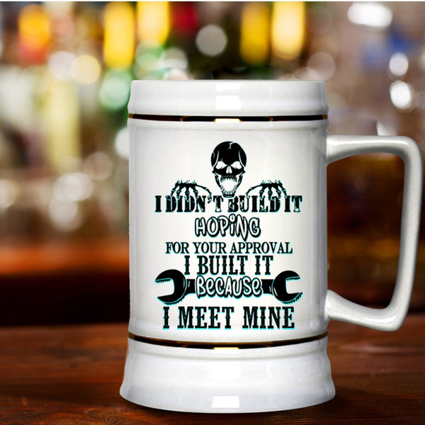 I Love Being A Mechanic Beer Stein 22oz, Awesome Mechanics Beer Mug