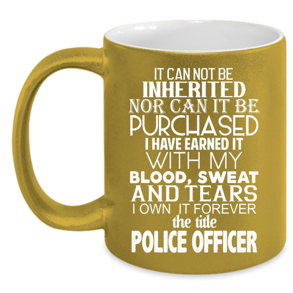 The Title Police Officer Coffee Mug, Awesome Police Officer Coffee Cup