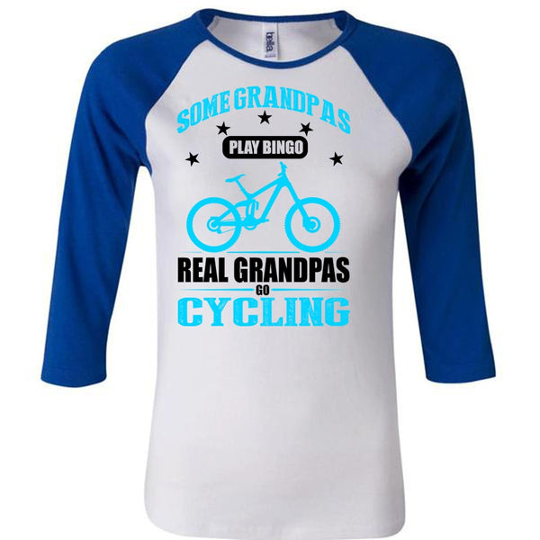Real Grandpas Go Cycling T Shirt, I Love Biking T Shirt, Awesome T-Shirts