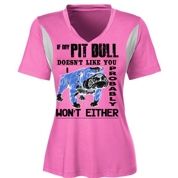 If My Pit Bull Doesn't Like You T Shirt, I Love My Dogs T Shirt, Awesome T-Shirts