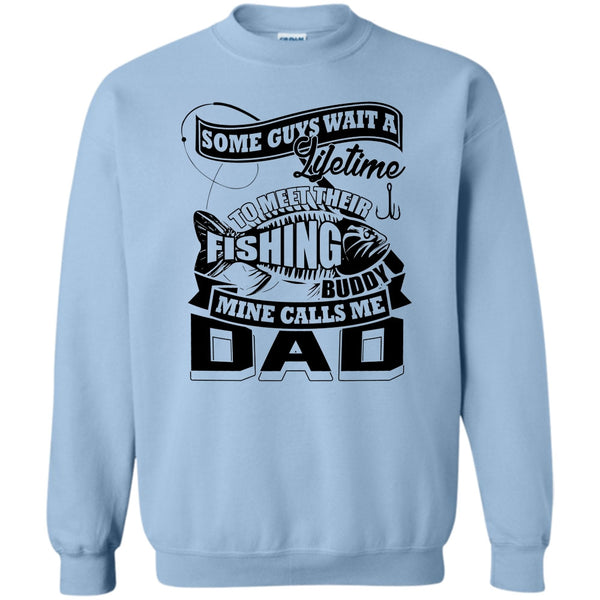 Coolest Fishing Dad T Shirt, Their Fishing Buddy Sweatshirt