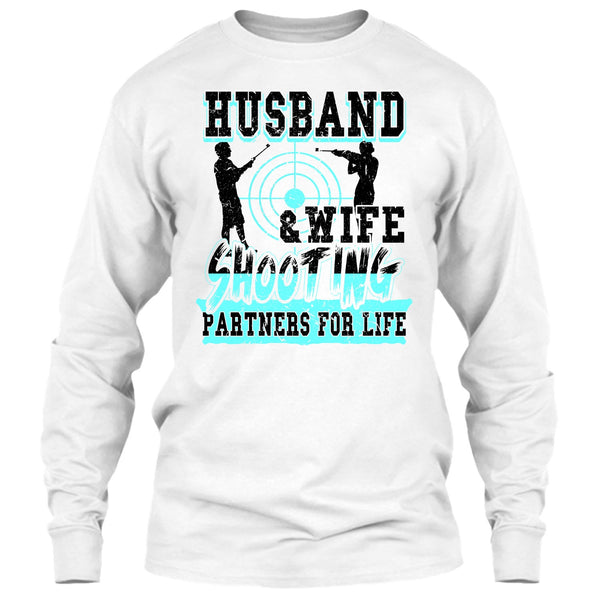 Husband & Wife T Shirt, Coolest Shooting Partners T Shirt
