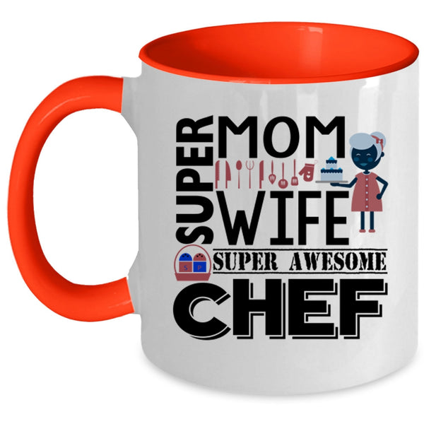 Gift For Mom Cup, My Wife Mug, Awesome Chef Cup