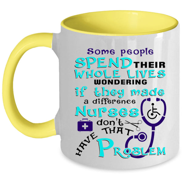 Cool Gift For Nurses Coffee Mug, Awesome Nurses Accent Mug