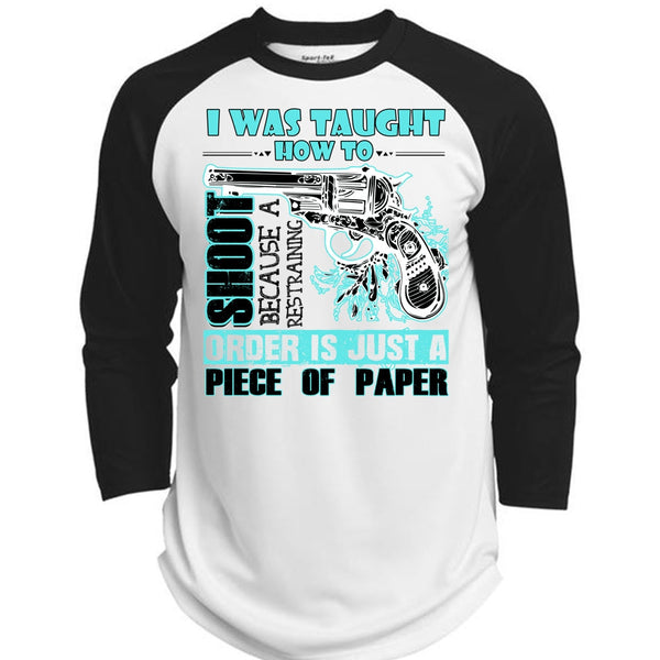 A black t-shirt with the shopify logo