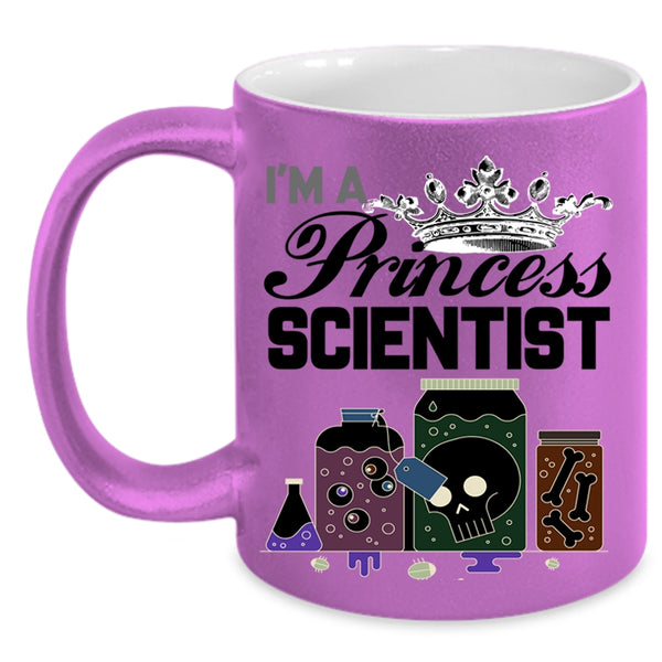Cute Gift For My Daughter Coffee Mug, I'm A Princess Scientist Accent Mug
