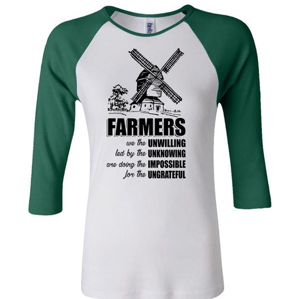 Farmers We The Unwilling T Shirt, I Love Farming T Shirt, Awesome T-Shirts