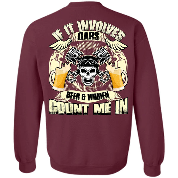 I Love Mechanic T Shirt, Beer And Women Sweatshirt