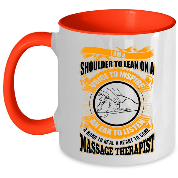 Cool Massage Therapist Coffee Mug, I Am A Massage Therapist Accent Mug
