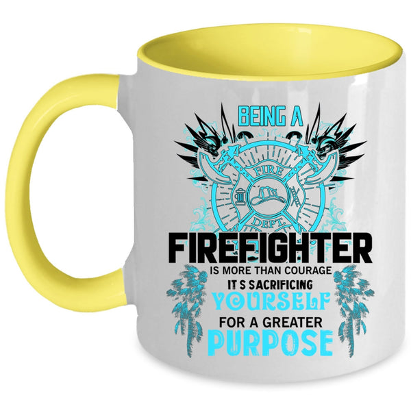 Cute Firefighter Coffee Mug, Being A Firefighter Accent Mug