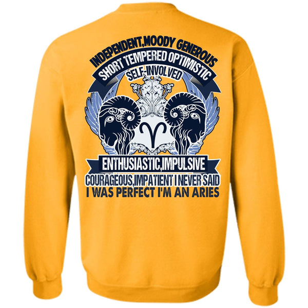 I Love Aries T Shirt, I'm An Aries Sweatshirt