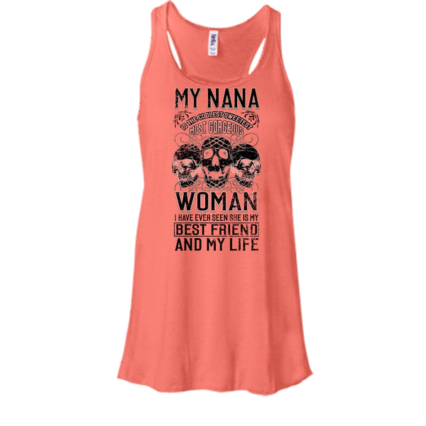 My Nana Is The Coolest Woman T Shirt, Coolest Nanny Ever T Shirt, Awesome t-shirts