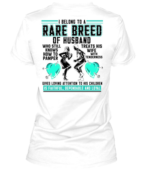 Rare Breed Of Husband T Shirt, I Love Husband T Shirt
