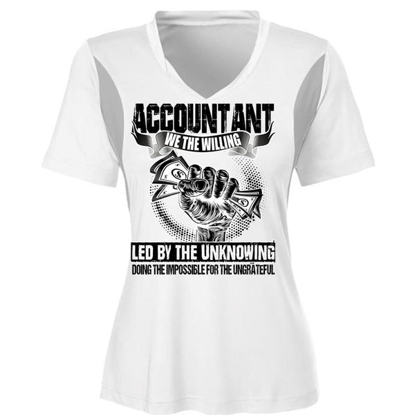 Accountant We The Willing Led T Shirt, I Love Accountant T Shirt, Awesome T-Shirts