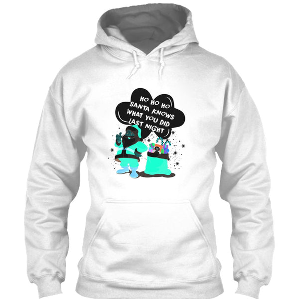 Santa Knows What You Did Last Night T Shirt, Merry Christmas T Shirt