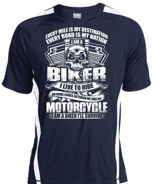I Am A Biker T Shirt, My Motorcycle T Shirt, Cool Shirt