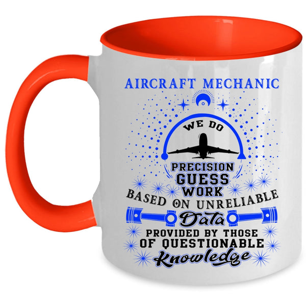 Cool Aircraft Mechanic Coffee Mug, Aircraft Mechanic Accent Mug