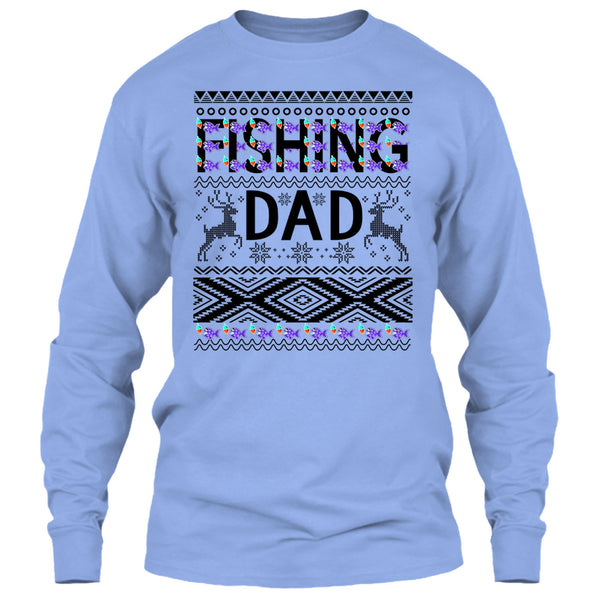 Fishing Dad T Shirt, Merry Christmas Gift T Shirt
