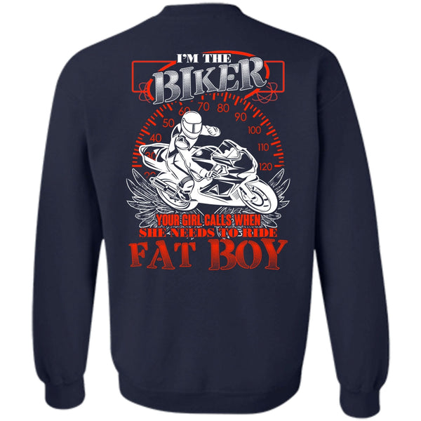 Ride Fat Boy T Shirt, I Love Biker Sweatshirt