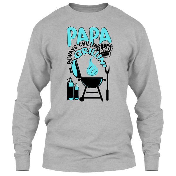 Papa Always Chikkin' T Shirt, Gift For Papa T Shirt