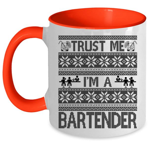 Cute Bartender Coffee Mug, Trust Me I'm A Bartender Accent Mug