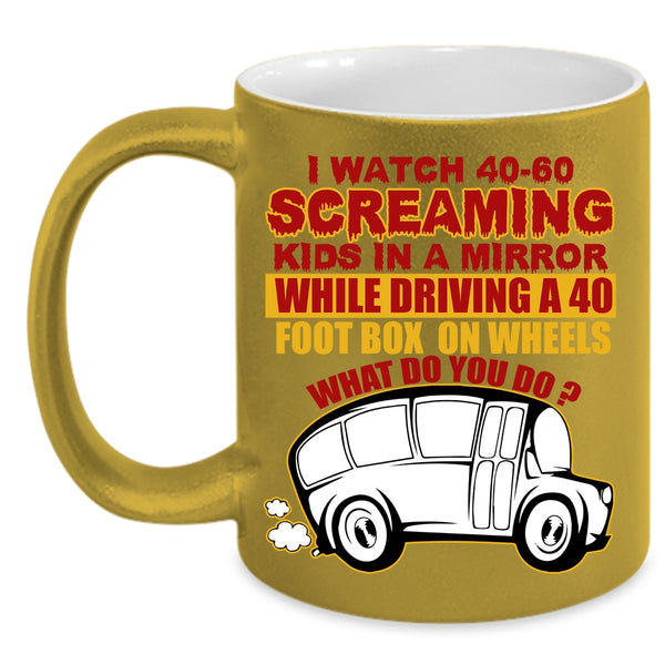 Funny School Bus Driver Coffee Mug, Gift For Bus Driver Coffee Cup