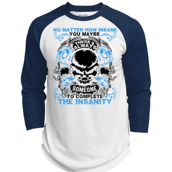 No Matter How Insane T Shirt, I Love Mechanic T Shirt, Awesome T-Shirts  (Polyester Game Baseball Jersey)