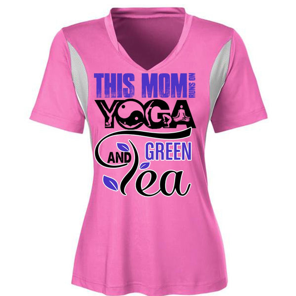 This Mom Runs On Yoga T Shirt, I Love Mom T Shirt, Awesome T-Shirts