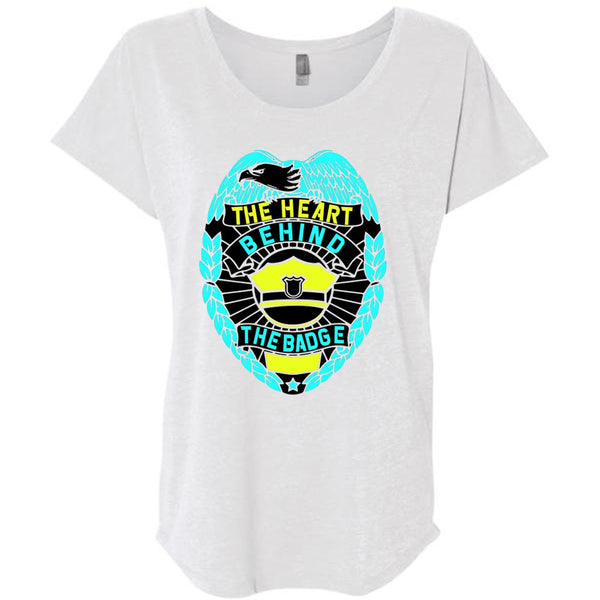 The Heart Behind The Badge T Shirt, I Love Police T Shirt, Awesome T-Shirts