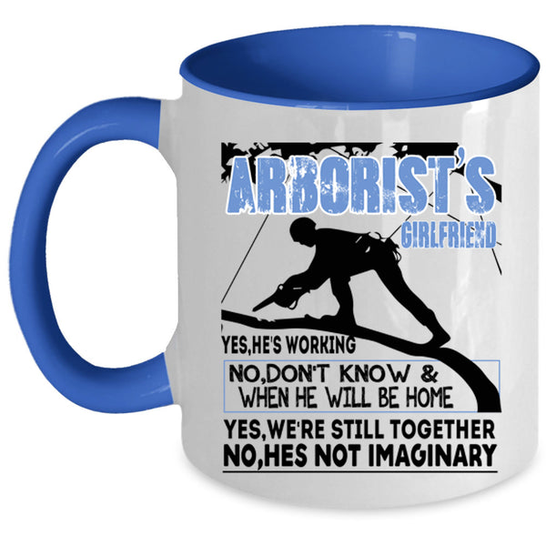 Cool Veteran Coffee Mug, Arborist's Girlfriend Accent Mug