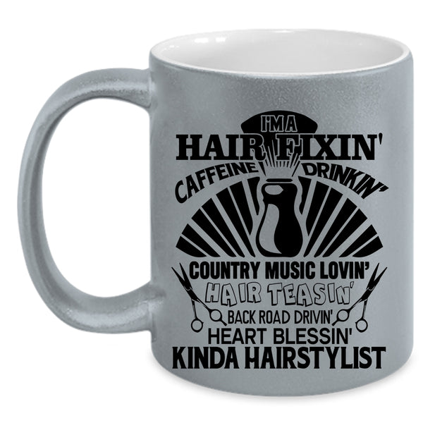 Awesome Hairstylist Coffee Mug, I'm A Hair Fixing Accent Mug