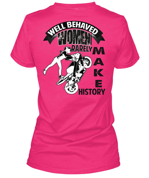 Well Behaved Women T Shirt, I Love Biker T Shirt