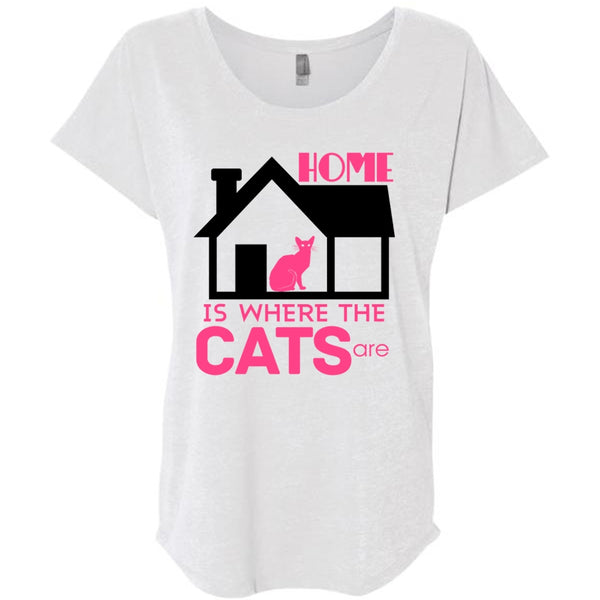 Home Is Where The Cats T Shirt, I Love My Cat T Shirt