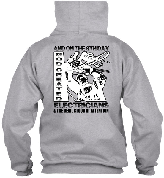 God Created Electricians T Shirt, I Love Electrician T Shirt