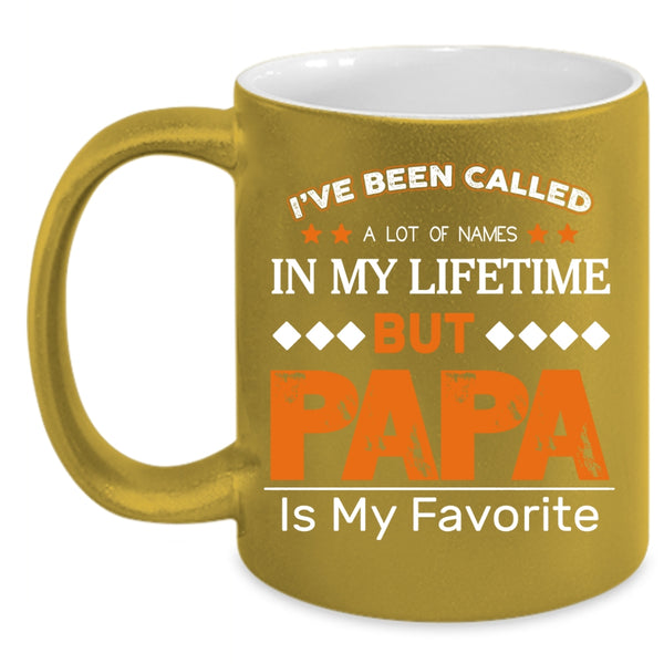 Papa Is My Favorite Name Coffee Mug, Cool Papa Coffee Cup