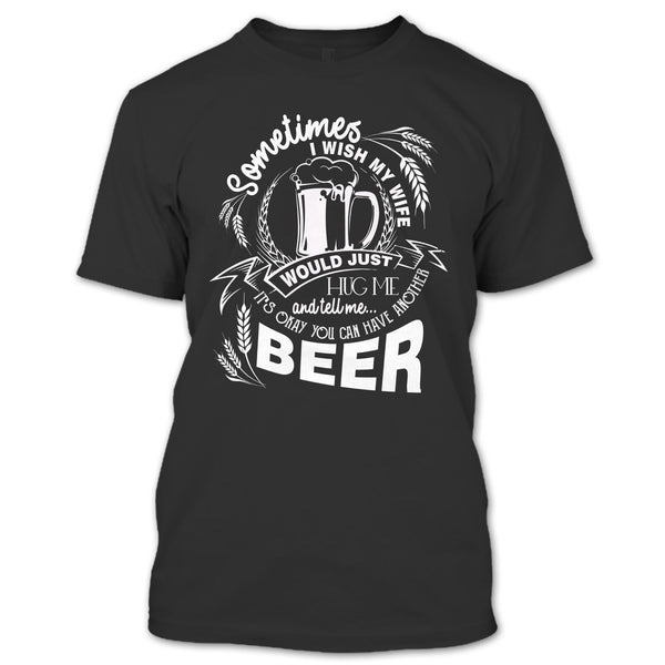 A black t-shirt with the shopify logo