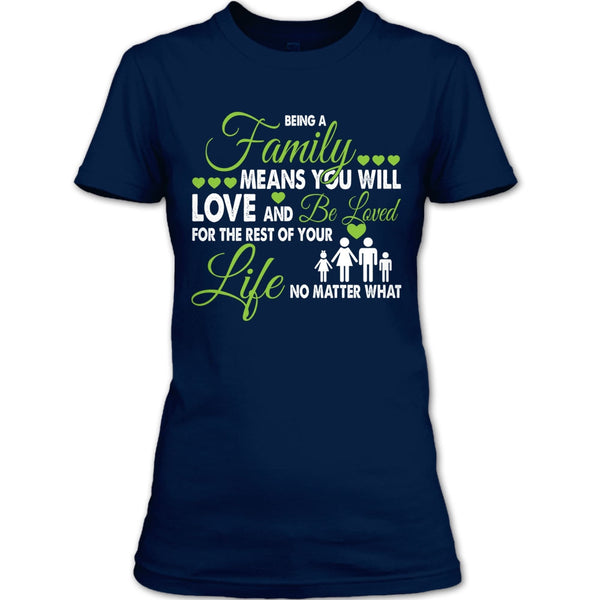 A black t-shirt with the shopify logo