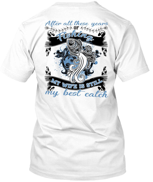 A black t-shirt with the shopify logo