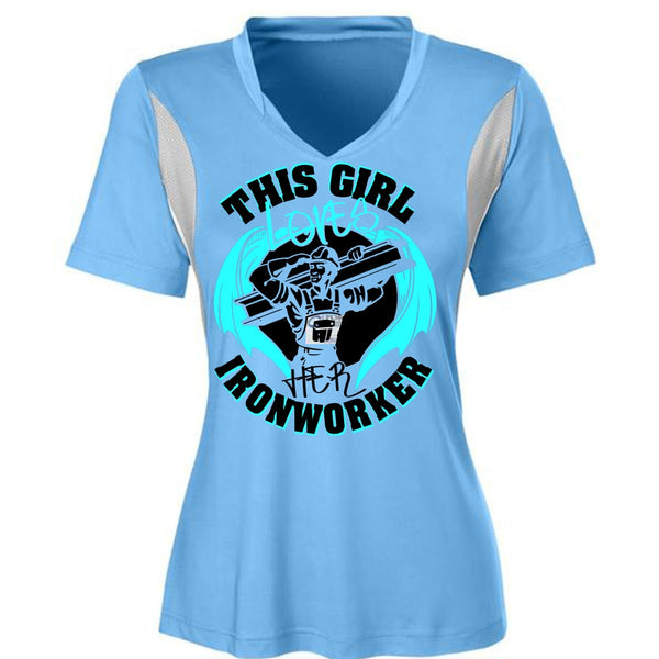 This Girl Loves Her Ironworker T Shirt, I Love Ironworker T Shirt, Awesome T-Shirts