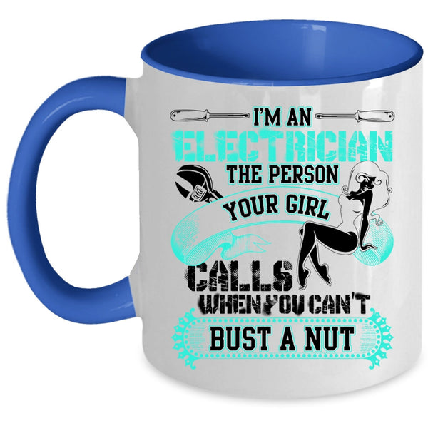 Awesome Electricians Coffee Mug, I'm An Electrician Accent Mug