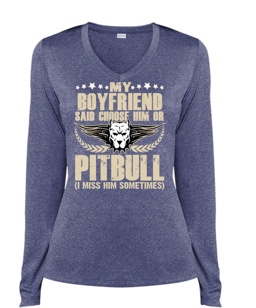 My Boyfriend Said Choose Him Or Pit Bull T Shirt, My Favorite T Shirt