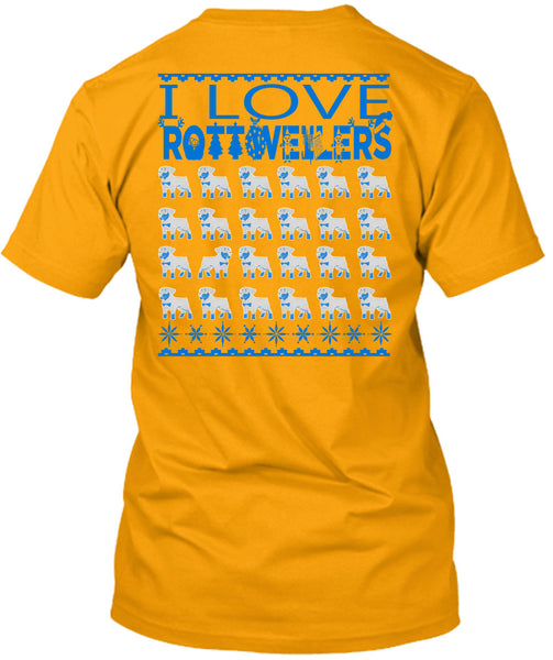 I Love Rottweilers T Shirt, I Love My Dog T Shirt
