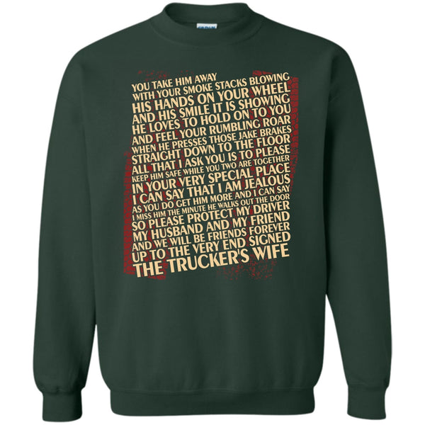 The Trucker's Wife T Shirt, Coolest Trucker's Wife Sweatshirt