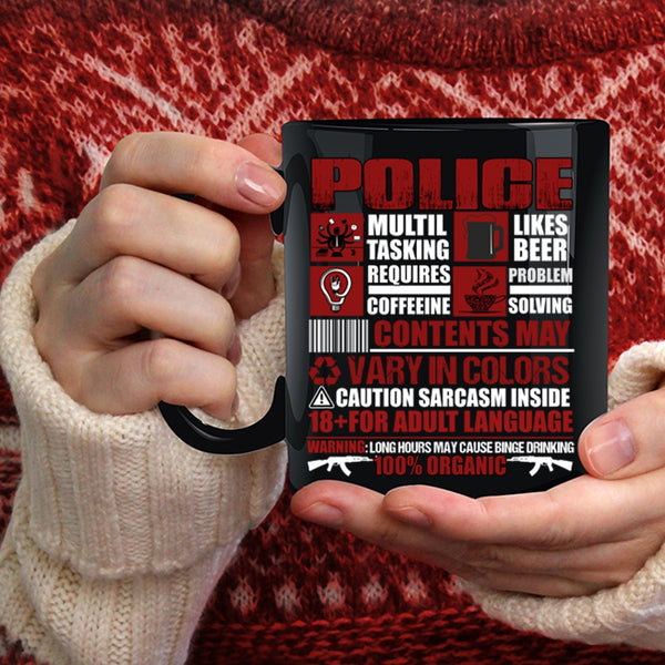 Police Coffee Mug, Awesome Gift For Policemans Coffee Cup