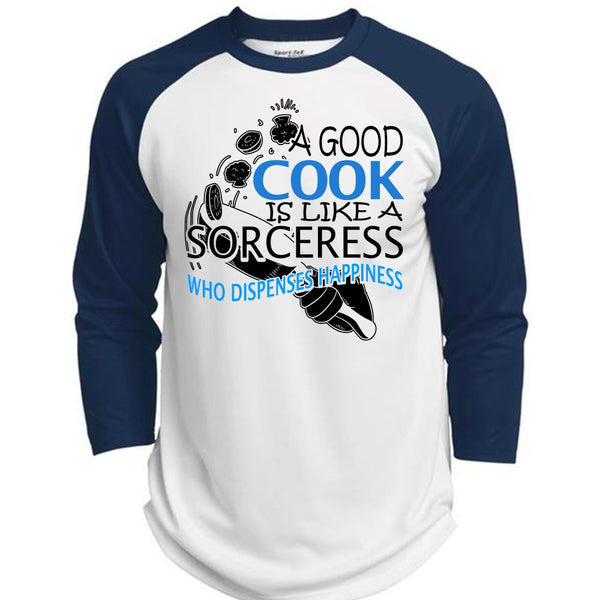 A Good Cook Is Like A Sorceress T Shirt, I Love Chef T Shirt, Awesome T-Shirts  (Polyester Game Baseball Jersey)