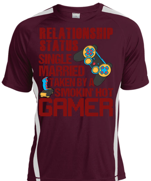 Taken By A Smoking Hot Gamer T Shirt, Being A Gamer T Shirt, Cool Shirt