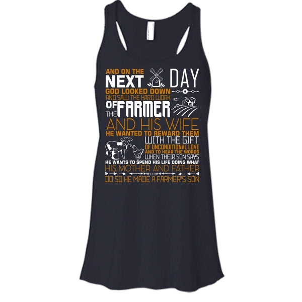 The Hard Work Of The Farmer T Shirt, He Made A Farmer's Son T Shirt, Cool T Shirt