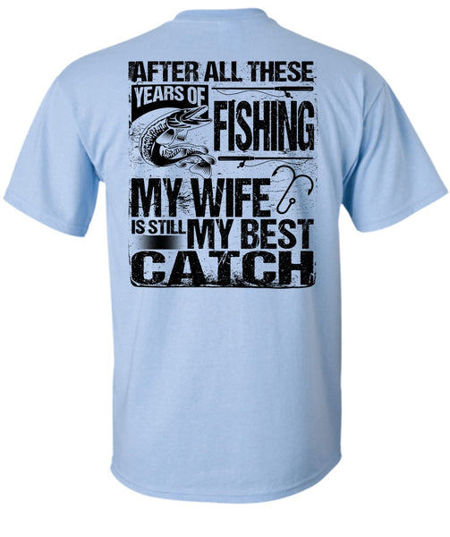 Years Of Fishing T Shirt, I Love Fishing T Shirt