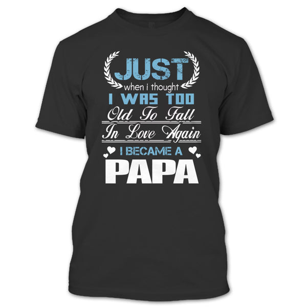 A black t-shirt with the shopify logo